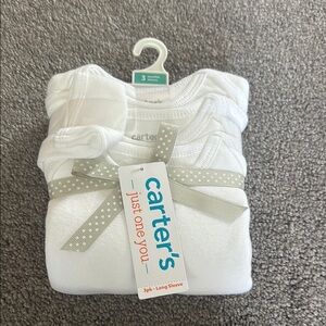 Carter's White Baby Washcloth Set Soft Plush Accessories